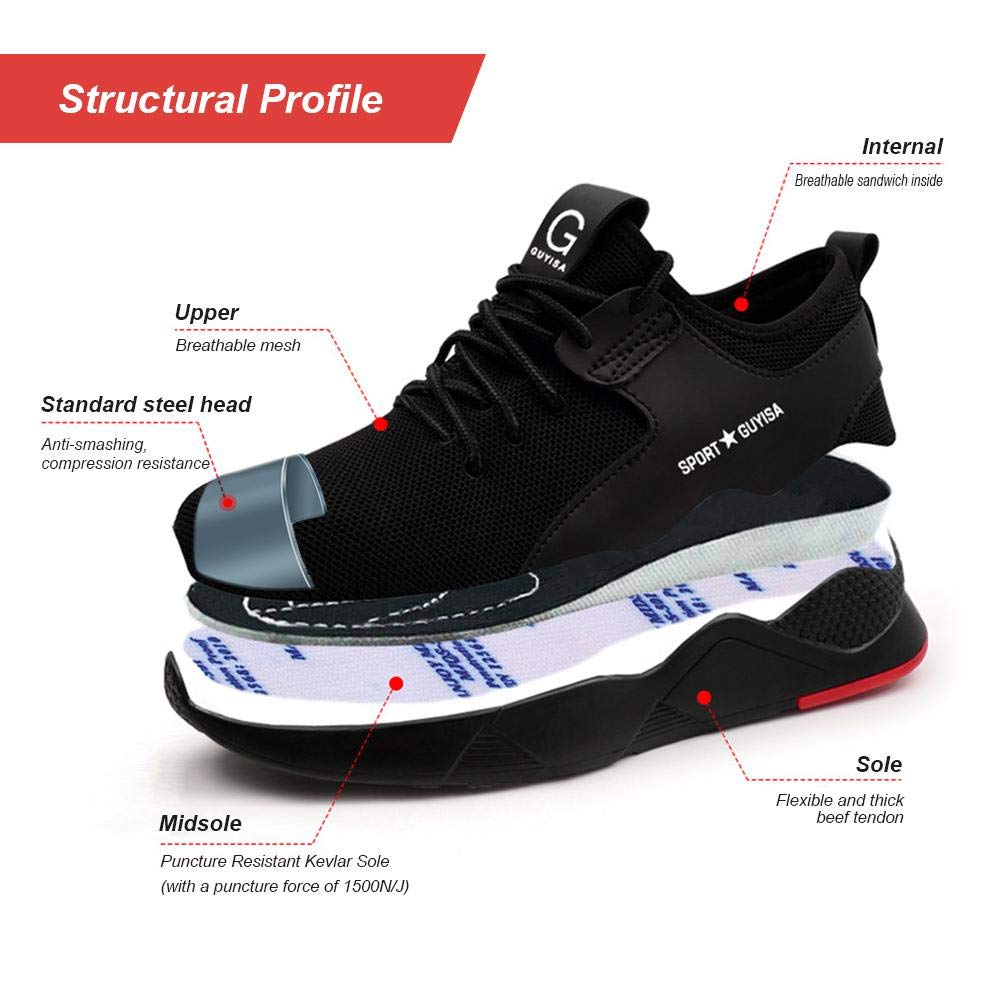 lightweight flexible safety shoes