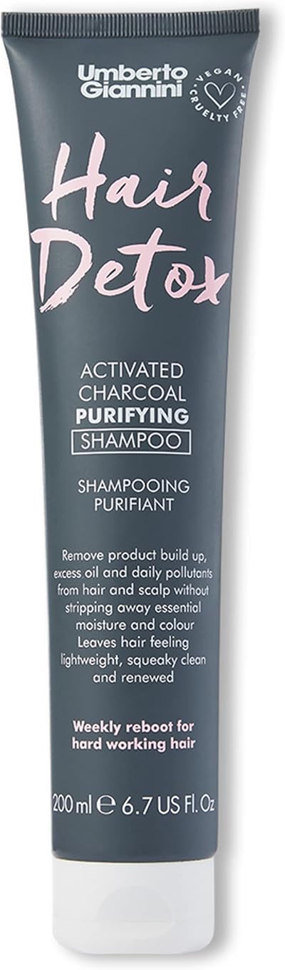 Umberto Giannini Hair Detox Activated Charcoal Purifying Shampoo 200ml Anti