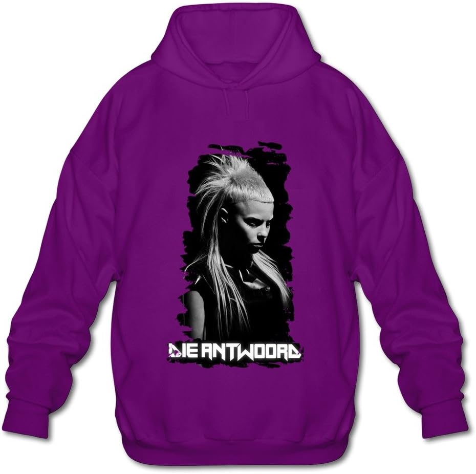 IHoo Men's Die Antwoord Yo Landi Long Sleeve Purple XL