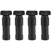 Plunger Anchor Mounting Kit UTV for Polaris Ranger 570, SP 570, XP 1000 | For Crew 1000, General XP 1000, Pro XD 2007-2025 with Lock &amp; Ride Systems, Qty 4, Black