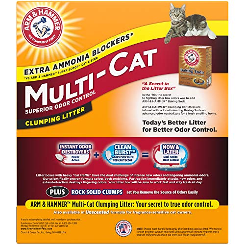 Arm & Hammer MultiCat Clumping Cat Litter, Scented 40lb Pricepulse