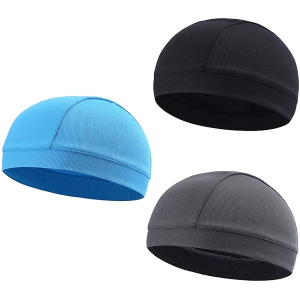 Accessoire Vélo Moto Bonnet Cyclisme KOMBIUDA - Doublure Casque Absorbante Réglable Pour Sport Bonnet Cyclisme Sous Casque