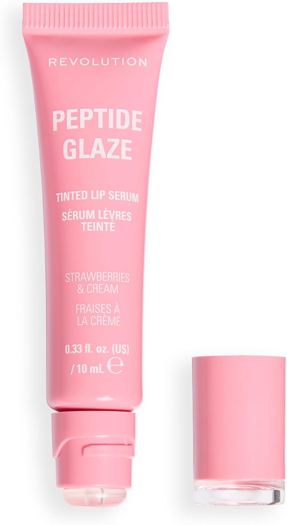 Revolution Beauty Peptide Glaze Tinted Lip Serum Strawberries & Cream