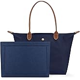 SEAFTE Tote Bag for Women with Purse Organizer Insert, Foldable Large Capacity Waterproof Nylon Bag for Travel, and Daily Use