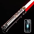 CUSTOM SABER Sensitive Smooth Swing Xenopixel 3.0 Light Saber, 34 Set Sound Fonts, Motion Control Light Saber, Infinite Color Changing, Customized Function, Revan Light Saber for Gift