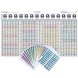 2017 Fantasy Football Draft Kit 5ft x 3ft Color kit with 4