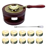 Wax Seal Warmer Kit Melting Furnace Tool with Spoon