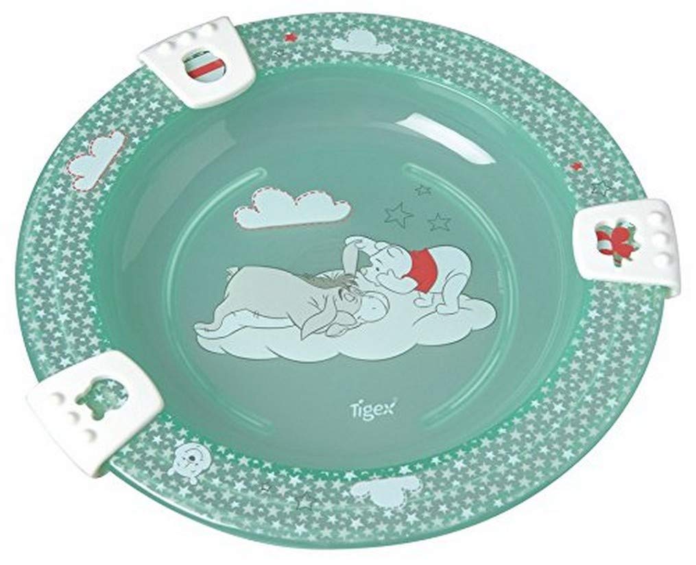 Tigex Collexion 110116 Plate with Carousel Feature Winnie The Pooh Design