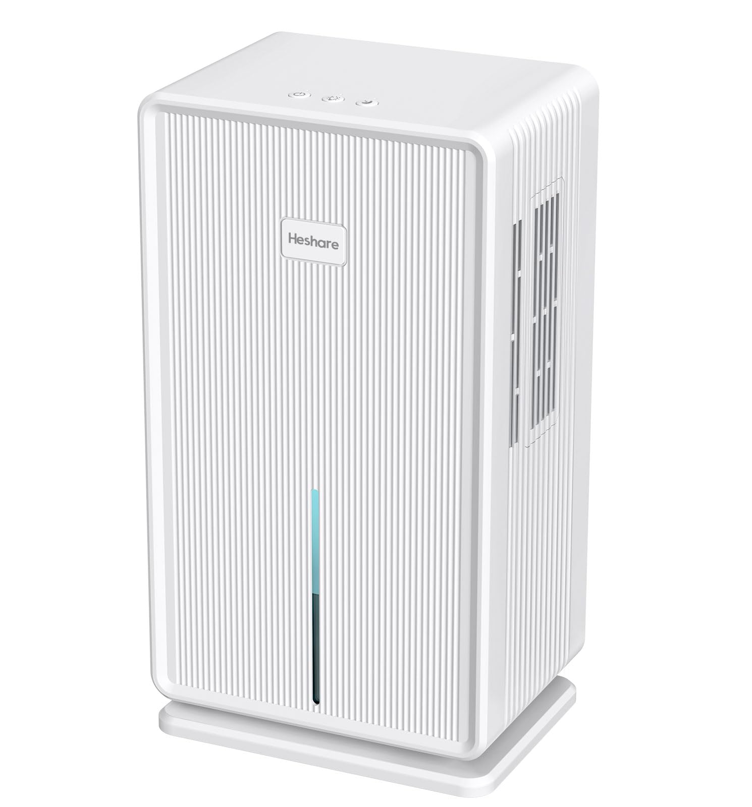 Heshare 除湿機 大容量 3L 強力 梅雨･湿気対策 満水停止 5-15畳対応 省エネ 静音 除湿器 コンパクト 湿気取り 部屋干し カビ対策 小型【正規品】 軽量 じょしつき 7色ランプ オフィス/台所/自宅/面台/脱衣所/キッチン ハンドル付き(ホワイト)商品画像