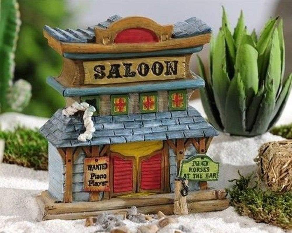 Miniature Wild West Saloon GI 706433 House Fairy Gnome Hobbit Western Garden