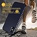 iPhone X Case,Luxury Silicone Slim Carbon Fiber Protective Shockproof Flexible TPU Bumper Full Body Thin Hybrid Drop Protection Anti-Slip Scratch Resistant Cover Cases Armor Apple iPhone X, Blue
