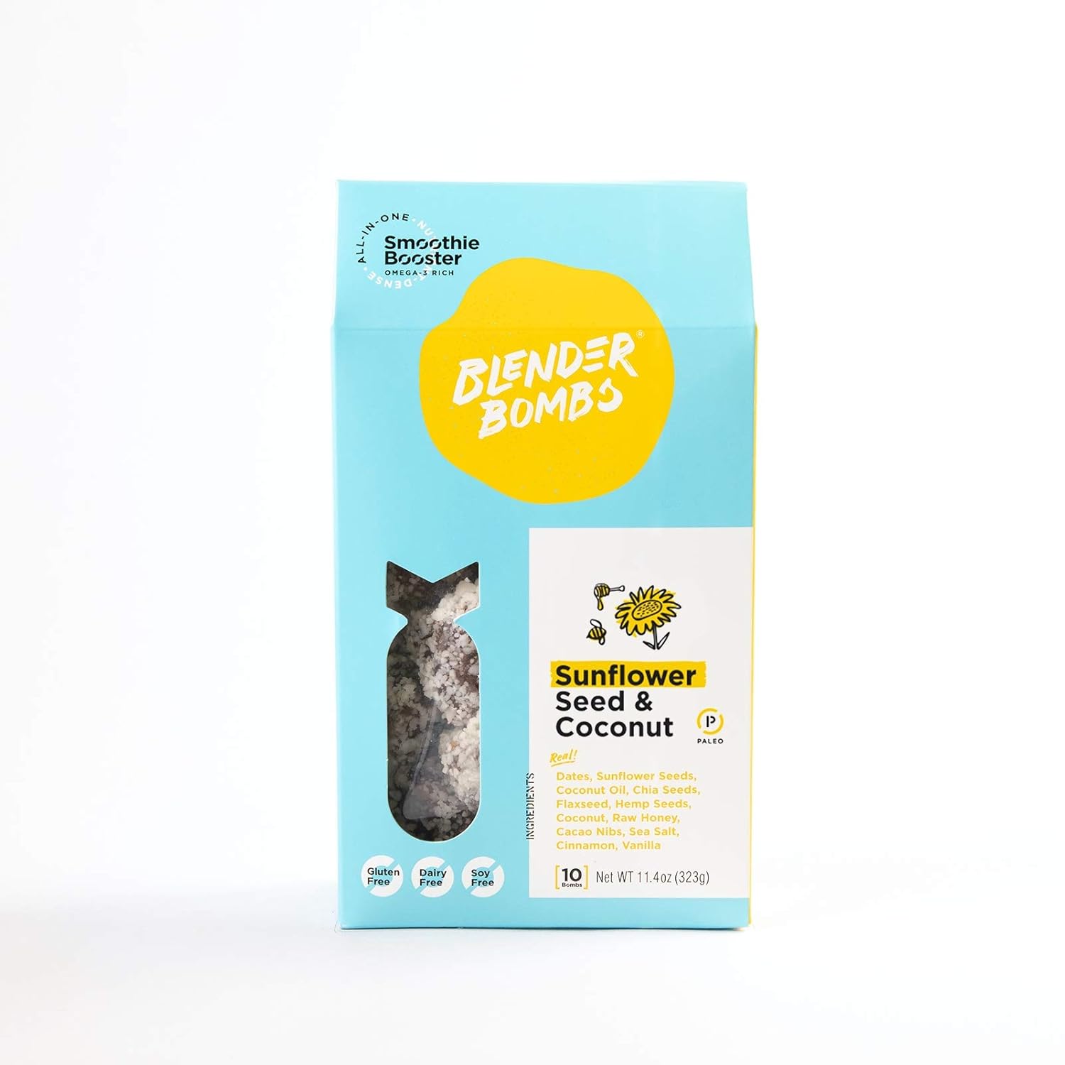 Blender Bombs: Sunflower Seed & Coconut