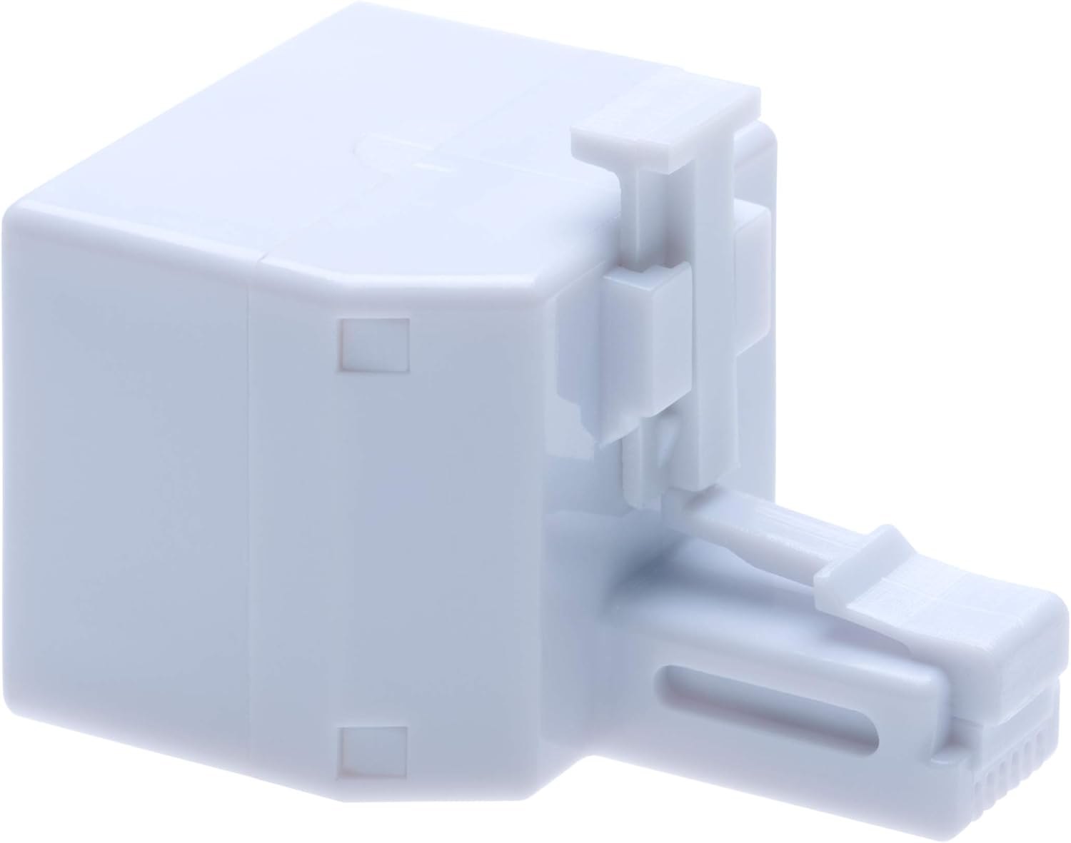 RJ11 Adapter and 2 Way Splitter from 2 RJ11 Socket Female Jacks to RJ11