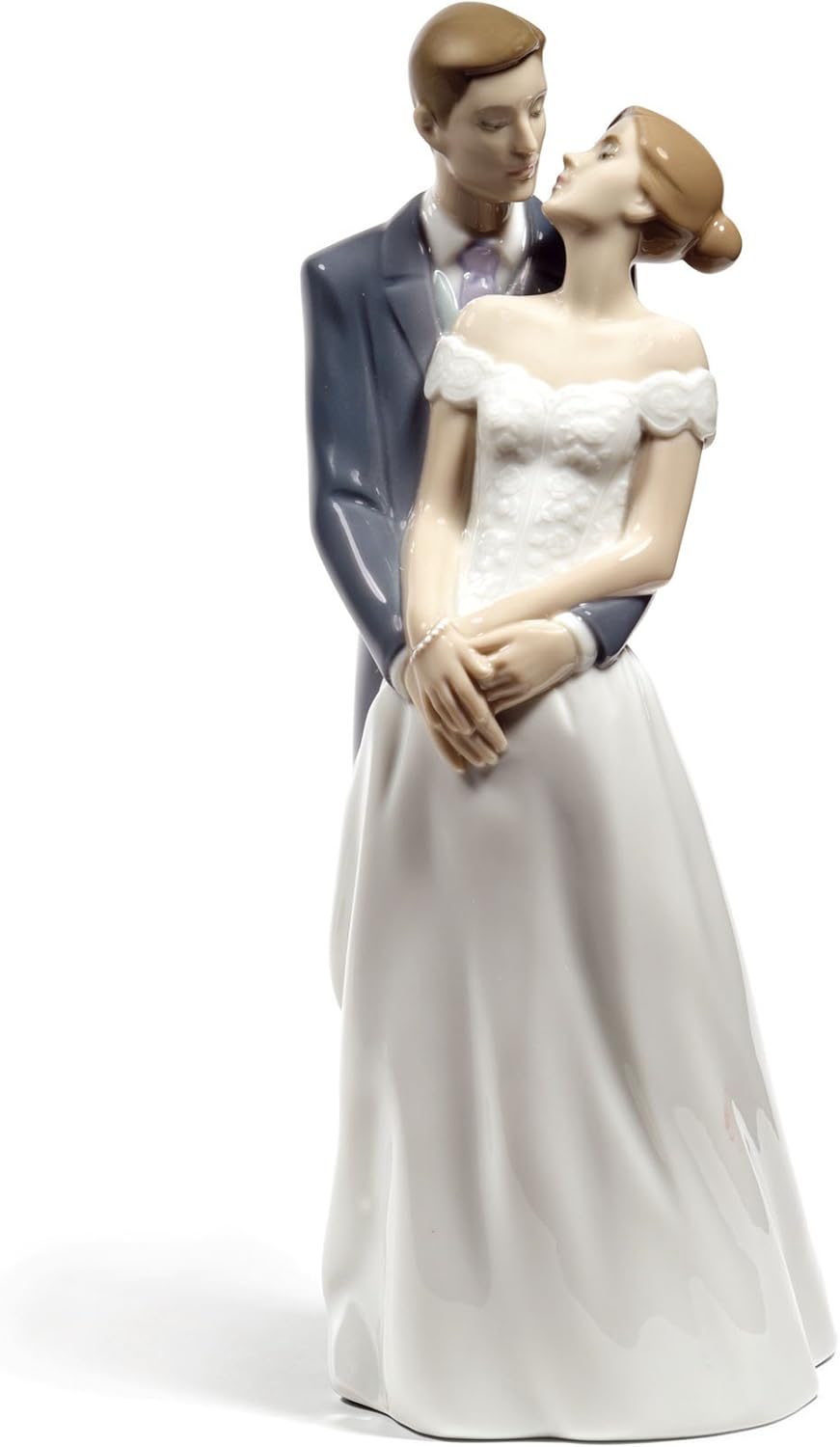 NAO Unforgettable Day. Porcelain Bride And Groom (Wedding) Figure, Multicolored