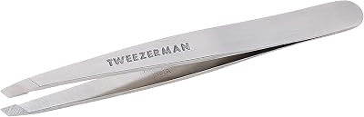 Tweezerman Stainless Steel Slant Tweezer Black Midnight Sky