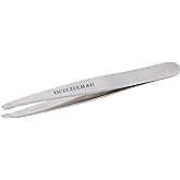 Tweezerman Stainless Steel Slant Tweezer for Eyebrows Silver