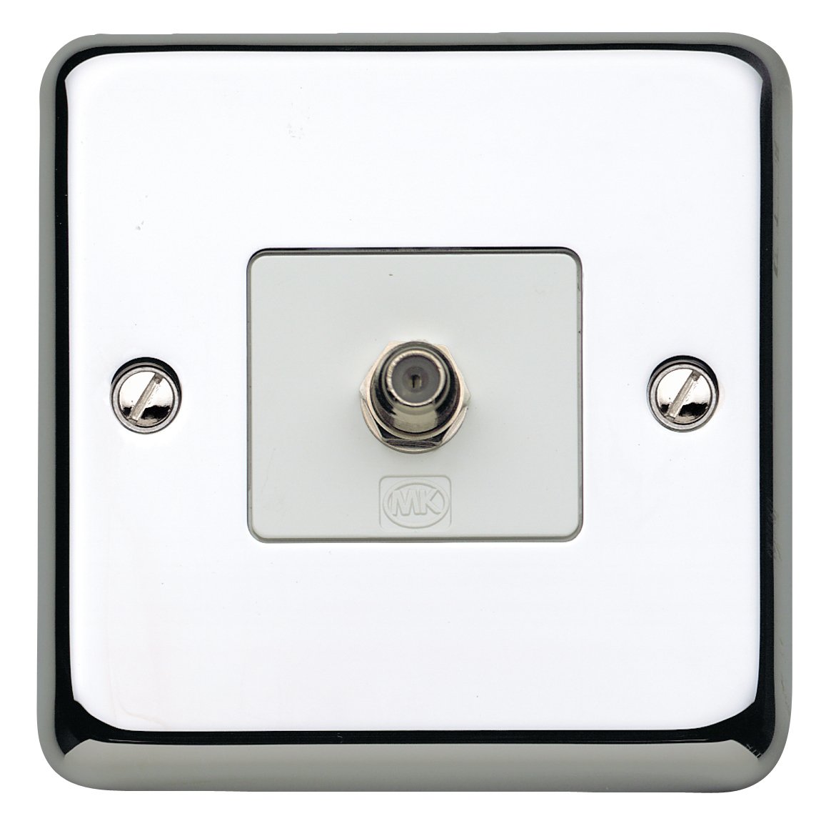 MK Chroma Plus K3585PCR F-Type Satellite Socket