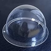 LOTOWELZON 4.72Inch/120mm Acrylic Indoor/Outdoor CCTV Replacement Clear Camera Dome Cover Security Camera Housing Surveillanc
