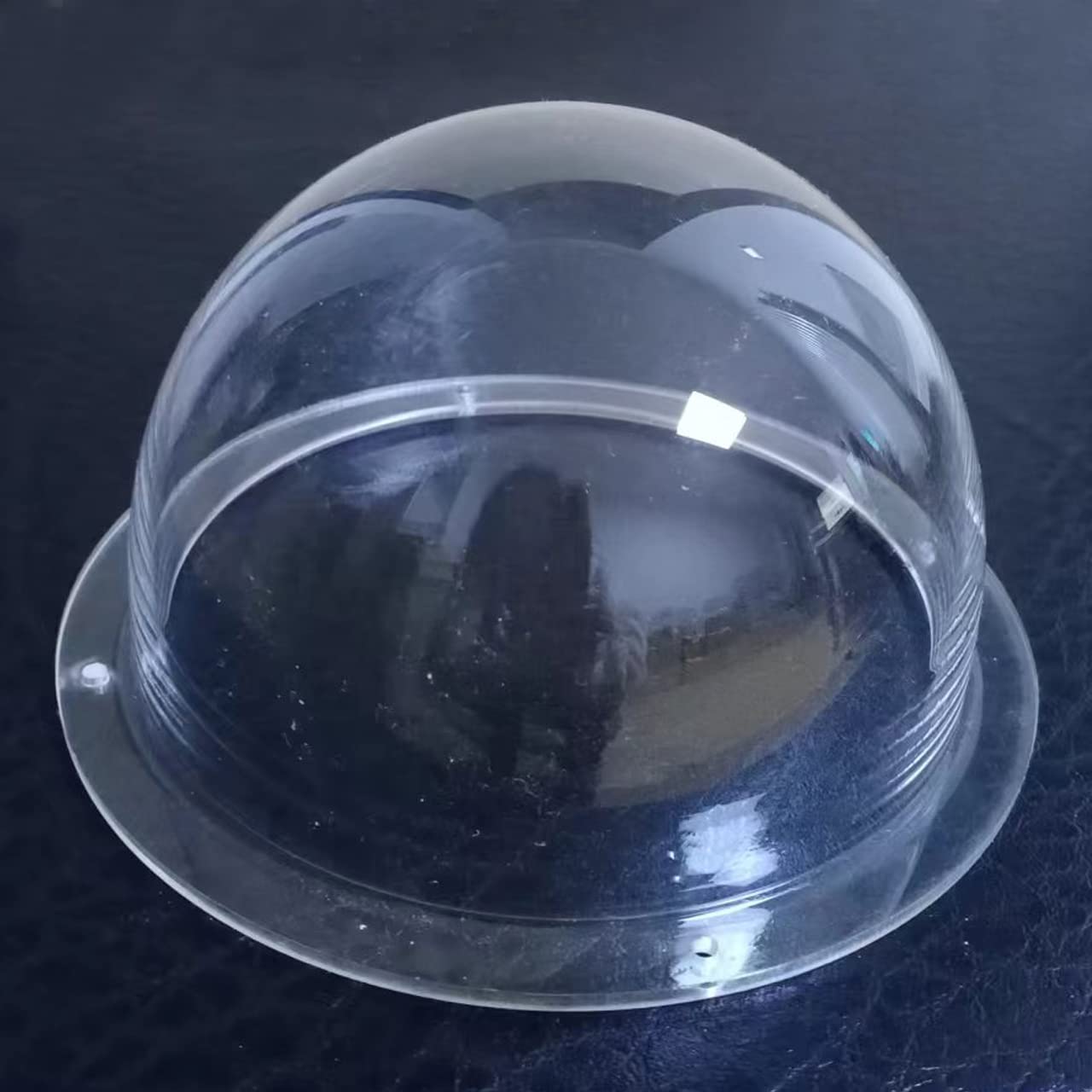Photo 1 of LOTOWELZON 4.72Inch/120mm Acrylic Indoor/Outdoor CCTV Replacement Clear Camera Dome Cover Security Camera Housing Surveillance Camera Cover Pet Dog Fence Window