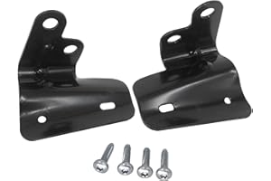 ANGYMECK Soft Top Bow Bracket Kit Left and Right Side Compatible with Jeep Wrangler 2007-2012 4 Door Replace 55397228AB, 55397229AB