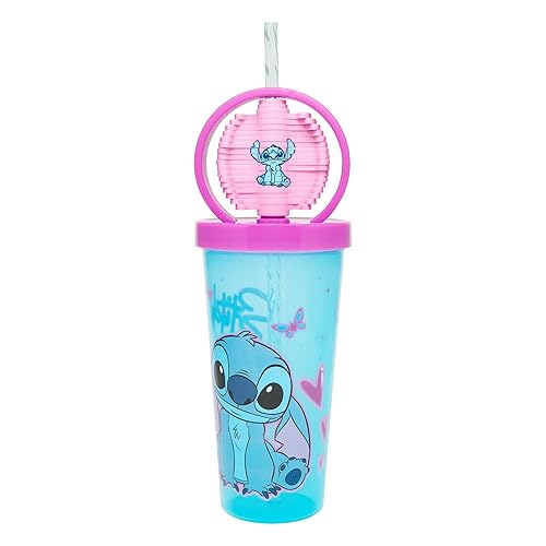 Fidget Spinner Tumbler with Straw & Lid for Kids - Sip, Spin, Smile!