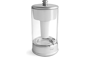 Culligan with ZeroWater Technology 40-Cup Glass Water Filter Dispenser – Includes 5-Stage Advanced Water Filter, Certified to Reduce Lead, Total PFAS (Forever Chemicals), Fluoride, and Chlorine