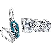 Yuscorai Family Cute Fashion Love Heart Charms for Bracelets and Necklaces Birthdays Jewelry Women's Bead Charms Halloween and Christmas Charms