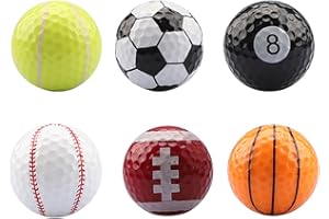 Asyxstar Golf Balls Colored Personalized Golf Balls - Fun Golf Balls Gifts for All Golfers, Cool Golf Accessories for Men Kids Golf Balls Gift Trick & Novelty Golf Balls