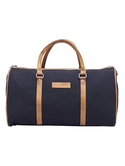 MBOSS Synthetic 48.26 cms Black Travel Duffle (TB 050 Black Beige)