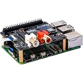 GeeekPi HiFi DAC Hat with PCIe to NVMe SSD Function for Raspberry Pi 5, Support NVMe 2230/2242 SSDs
