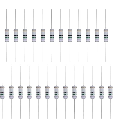 uxcell 100Pcs 10K Ohm Resistor, 2W 5% Tolerance Metal Oxide Film uxcell 100Pcs 10K Ohm Resistor, 2W 5% Tolerance Metal Oxide Film