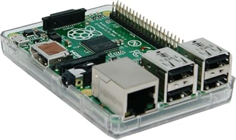 Monland Estuche Protector de Abs para Raspberry Pi 2B / 3B / 3B + (Transparente)