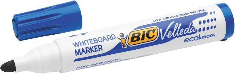 1701 Whiteboard Marker Velleda ECOlutions (Rundspitze, Strichstärke 1,4 mm) Schachtel à 12 Stück, blau