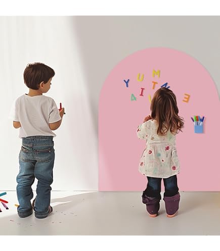 Magnetic Chalkboard Wall Arch Decal 40 X 17.4 Self Seychelles
