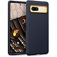 Caseology Nano Pop for Google Pixel 7a case 5G [Military Grade Drop Tested] Dual Layer Silicone Case (2023) - Blueberry Navy