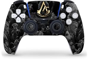 Head Case Designs Officially Licensed Assassin's Creed Key Art 15th Anniversary Graphics Vinyl Faceplate Sticker Gaming Skin Decal Cover Compatible With Sony PlayStation 5 PS5 DualSense Controller