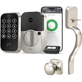 Yale Assure Lock 2 Touchscreen with Wi-Fi and Ridgefield Handle in Satin Nickel