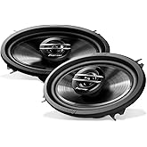 Pioneer G-Series TS-G4620S 4” x 6” 2-Way Speakers (Pair) – 210W Max, Balanced Sound + Smooth Treble, Great Stock Replacement, High-Efficiency Speaker Designed for OEM Power