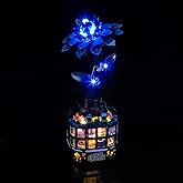 LocoLee Light kit Compatible with Lego 76784 Black Dahlia Flower Wednesday - No Model Only Light, LED Lighting Accessories Compatible with Lego Black Dahlia