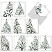 The Best Card Company Variety Pack of 10 Blank Christmas Greeting Cards with Envelopes, Humor Holiday Assortment for Men and Women (10 Designs, 1 Each) - Just Fir You M6019