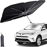 helloleiboo Car Windshield Sun Shade UV Rays and Heat Sun Visor Protector Foldable Reflector Umbrella brella Shield