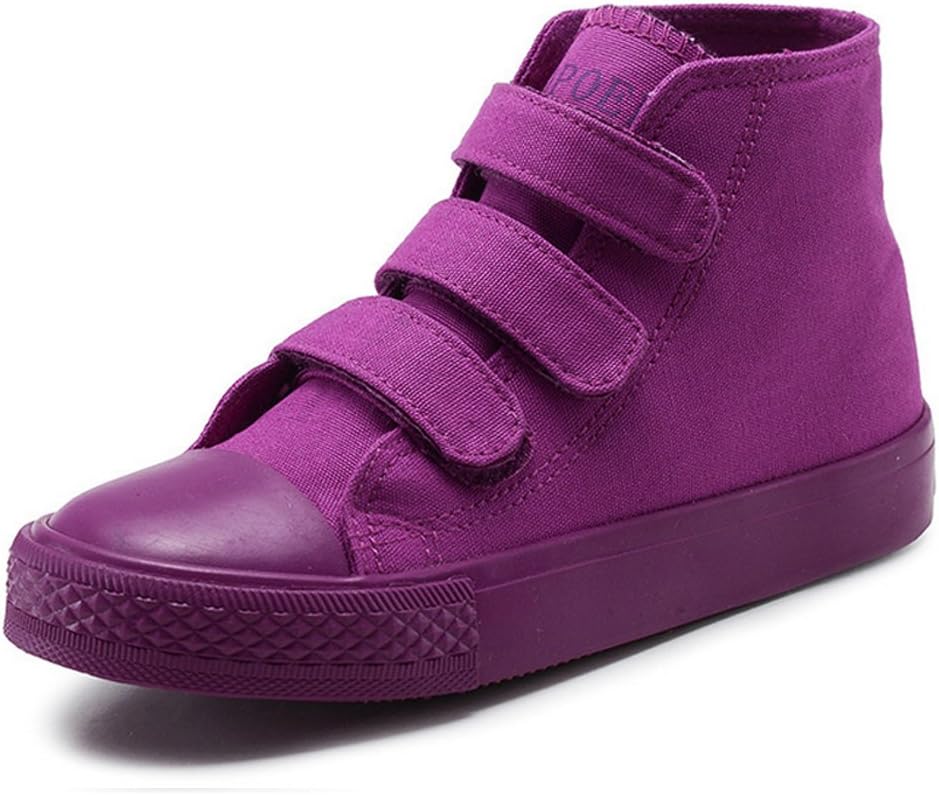 Boy's Girl's High-Top Casual Strap Canvas Sneaker(Toddler/Little Kid/Big Kid)