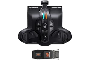 BIGBIG WON Controller Paddles, Armor-X Pro for Xbox Series Playing on Xbox Series X|S/Xbox One/Switch/Win, 6 Axis Gyro Motion Aim|Turbo Wireless Back Button Attachment for Xbox Series X|S Controller