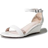 J. Adams Rosie Heeled Sandal – Low Wedge Sandals for Women, Ankle Strap, Dressy Wedding Wedges, Strappy Wedge Shoes, Short Heel Sandals for Bridal, Casual & Formal Wear