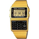 Casio #DBC611G-1D Men's Gold Tone 25 Memory Calculator Databank Watch