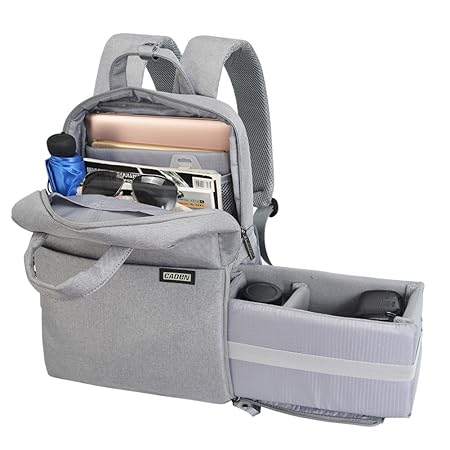 CADeN Kameratasche Fotorucksack für Frauen Männer Wasserdichter diebstahlgeschützter Fotografie & Casual Travel Kamera Bag ca