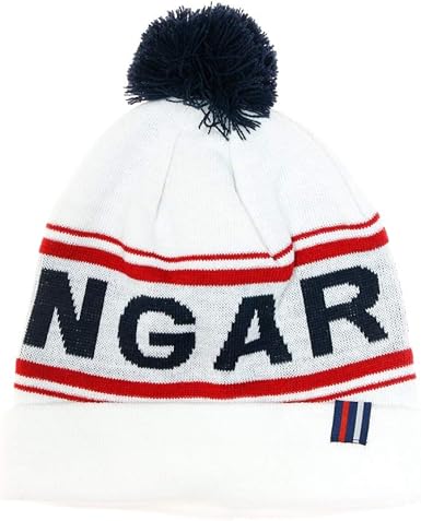 Hungaria Bonnet Blanc Homme Pompom Amazon Fr Vetements Et Accessoires