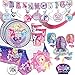 My Little Pony Mega Birthday Party Supplies Pack For 16 Guests With Prismatic Plates, Napkins, Tablecover, Candle, Swirl Decoration, Birthday Add An Age Banner, Table Decorating Kit, and Exclusive Pin