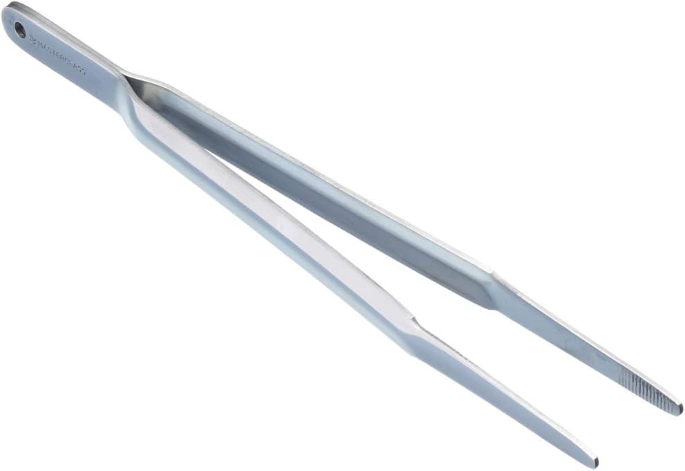 MasterClass Chef Tweezers / Plating Tongs, Stainless Steel, 20 cm