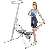 Stair Stepper for Home,Stair Climber Foldable,Large Pedal Vertical Climber Machine for Full-Body Workout,Steppers for Exercise at Home with 300LBS Loading Capacity